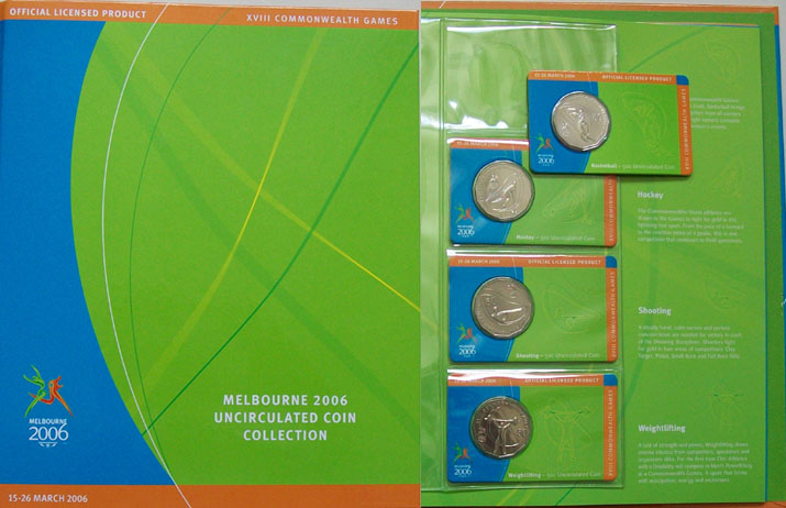 2006 Melbourne XVIII Commonwealth Games 50c Uncirculated Coin Lawn Bowls